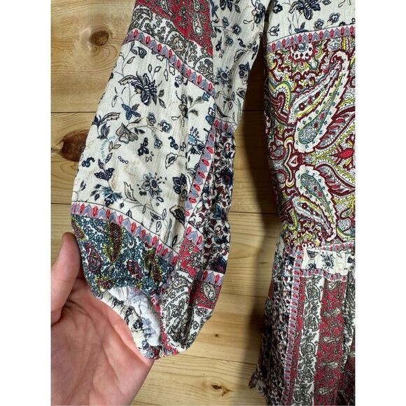 American Eagle Outfitters Women's Boho Paisley Romper Size Small Multicolor - Picture 6 of 16